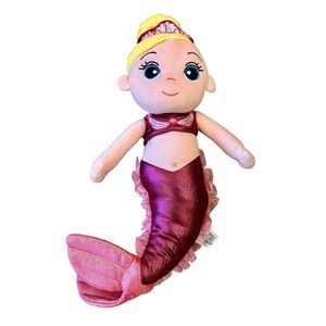 Fiesta Pink and Purple Mermaid Plush 16 Inch